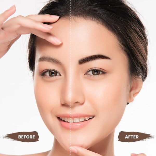 Eyebrow Stamp Stencil Kit, Eyebrow Stamp Pomade with 24 Reus...