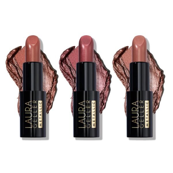 LAURA GELLER NEW YORK Modern Classic Metallic Lipstick Trio ...