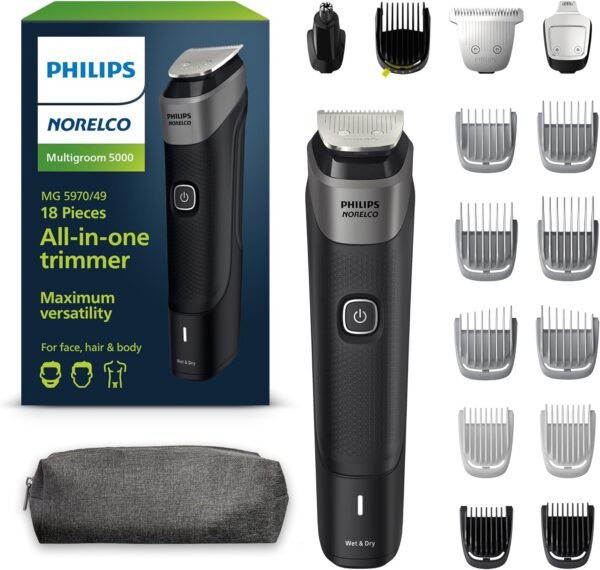 Philips Norelco Multigroom 5000 Series, All-in-One Shaver, B...