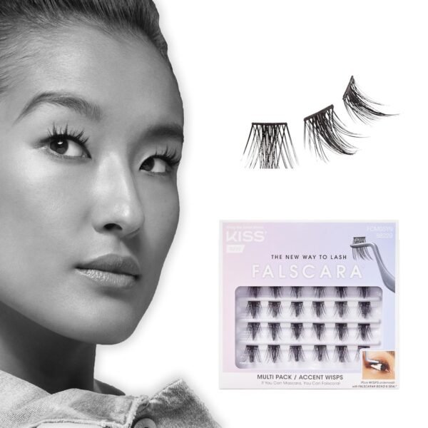 KISS FALSCARA False Eyelashes, Lash Extension Kit, ‘Accent W...